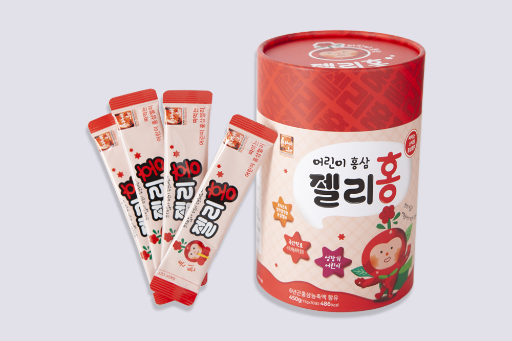 어린이홍삼 젤리홍 이미지